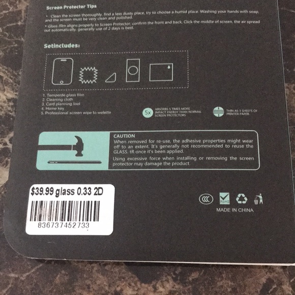 1–PREMIUM TEMPERED GLASS SCREEN PROTECTOR FILM GLASS SA S6 EDGE / GLASS 0.33 2D - Picture 6 of 7